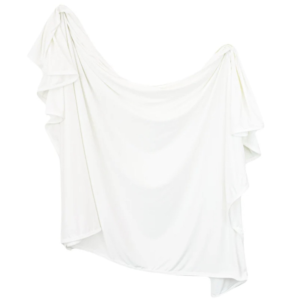 Lou Lou and company swaddle and hat. Like new.